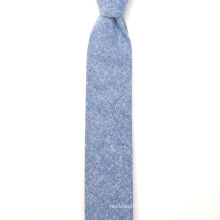 Mens Fashion Chambray Blue Cotton schlanke Krawatte für die Hochzeit